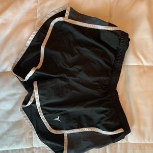 Black athletic shorts